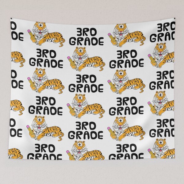 Item preview, School Tiger 3rd Grade Teacher, Back To School designed and sold by doodlerob.
