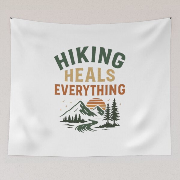 Item preview, Hiking Heals Everything designed and sold by DesignNadine.