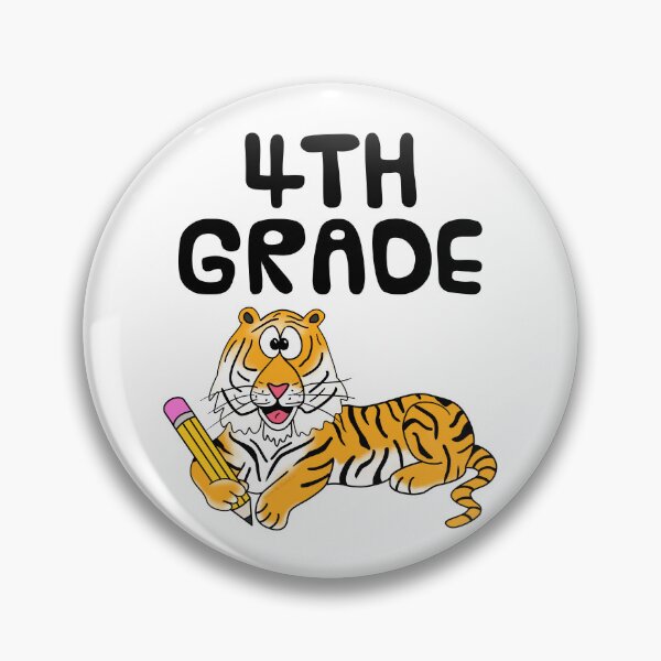 Item preview, School Tiger 4th Grade Teacher, Back To School designed and sold by doodlerob.