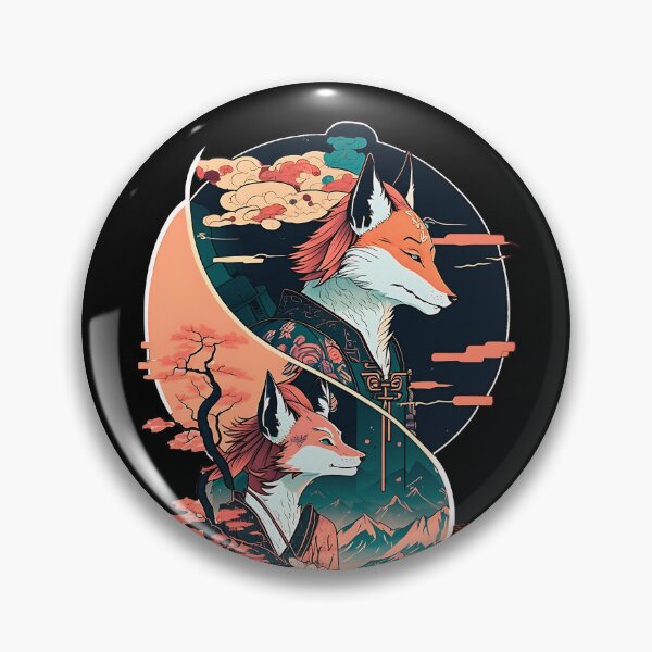 Item preview, Samurai Foxes designed and sold by TheSamuraiCat.