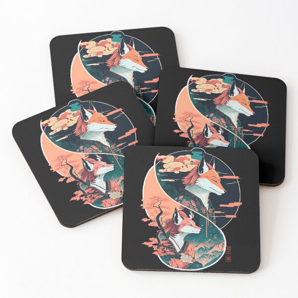 Item preview, Samurai Foxes designed and sold by TheSamuraiCat.