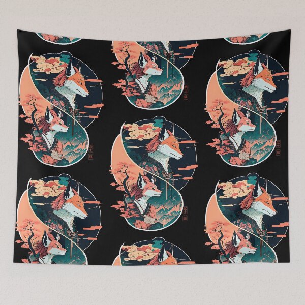 Item preview, Samurai Foxes designed and sold by TheSamuraiCat.