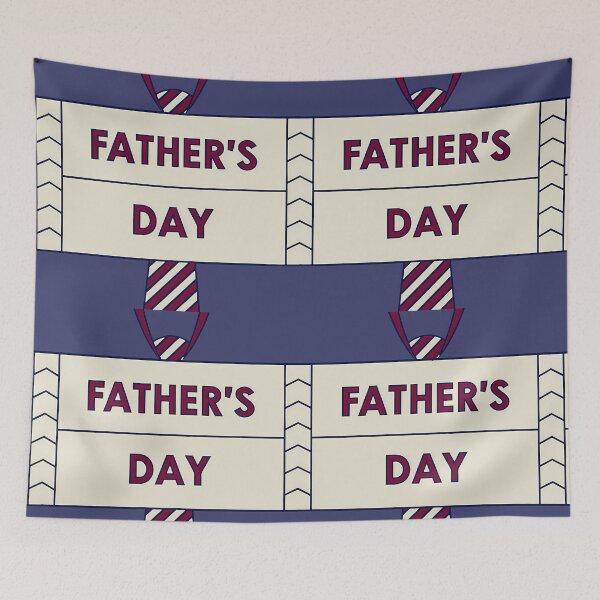 Item preview, Classic Father’s Day Tie-Inspired Poster designed and sold by ART ATTACK ZONE.
