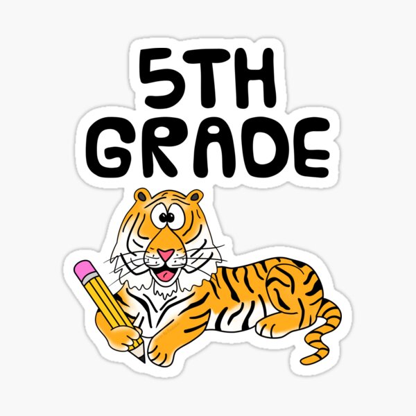 Item preview, School Tiger 5th Grade Teacher, Back To School designed and sold by doodlerob.