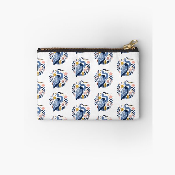 Item preview, Abstract Floral Great Blue Heron designed and sold by TheAnimalZ00.