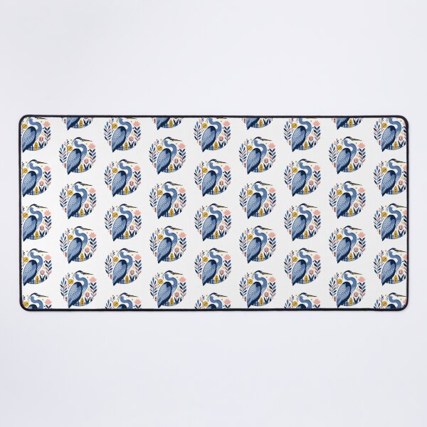 Item preview, Abstract Floral Great Blue Heron designed and sold by TheAnimalZ00.