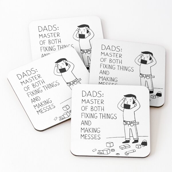 Item preview, Dad’s Dual Talents in Fixing and Messing designed and sold by ART ATTACK ZONE.