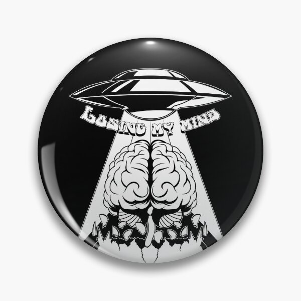 Item preview, Losing my Mind | a UFO Stealing a Brain from a Skull designed and sold by ProdbyNiECO.