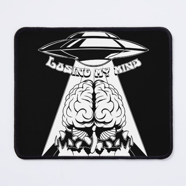 Item preview, Losing my Mind | a UFO Stealing a Brain from a Skull designed and sold by ProdbyNiECO.
