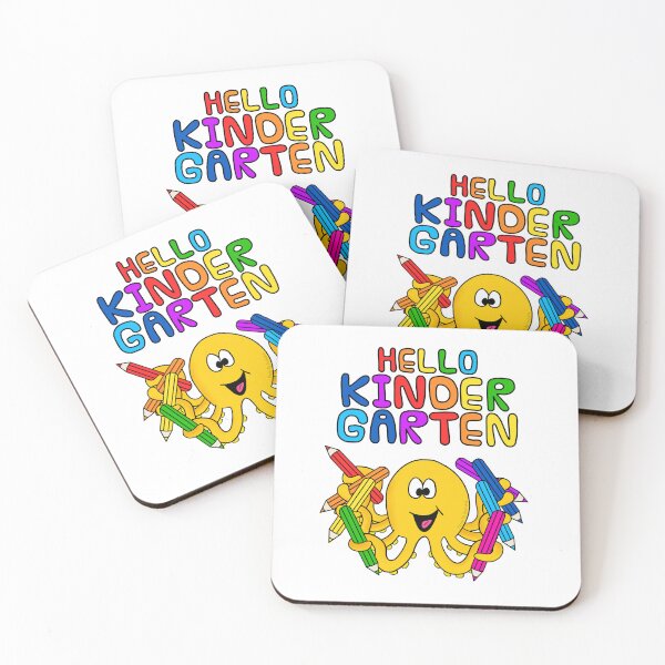 Item preview, Hello Kindergarten Octopus, Elementary Teacher, Back To School designed and sold by doodlerob.