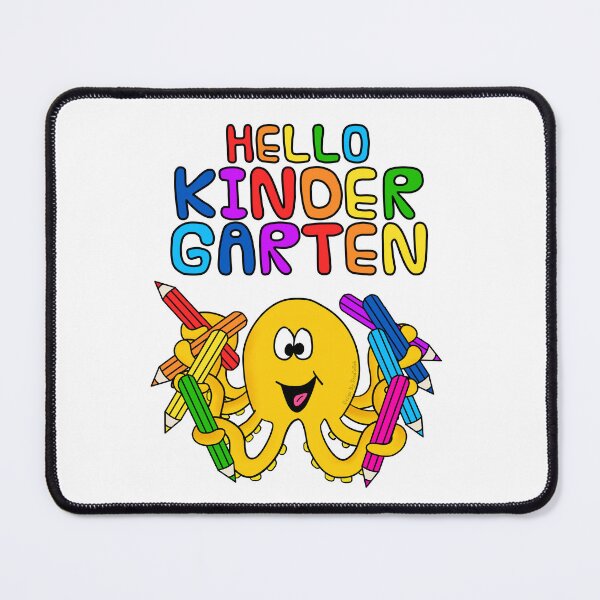 Item preview, Hello Kindergarten Octopus, Elementary Teacher, Back To School designed and sold by doodlerob.