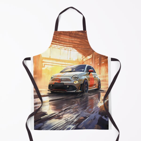 Item preview, Aggressive Hatchback Car Reflected On Shiny Industrial Workshop Surface designed and sold by RevUpDesign.