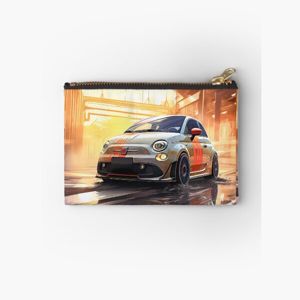 Item preview, Aggressive Hatchback Car Reflected On Shiny Industrial Workshop Surface designed and sold by RevUpDesign.