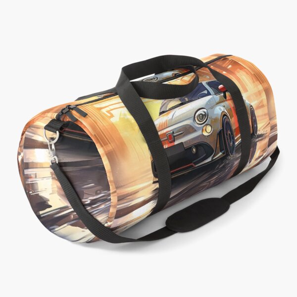 Item preview, Aggressive Hatchback Car Reflected On Shiny Industrial Workshop Surface designed and sold by RevUpDesign.