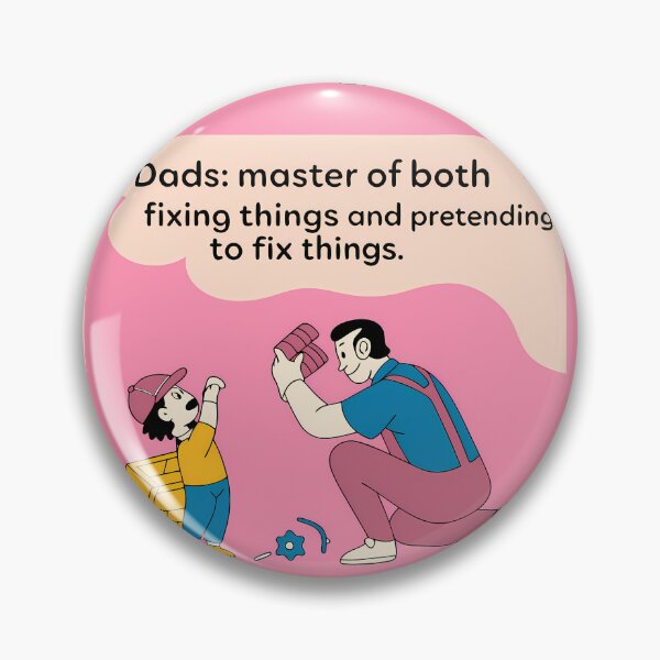 Item preview, Dad’s Pretend Fixes With Child designed and sold by ART ATTACK ZONE.
