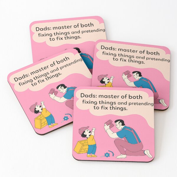 Item preview, Dad’s Pretend Fixes With Child designed and sold by ART ATTACK ZONE.