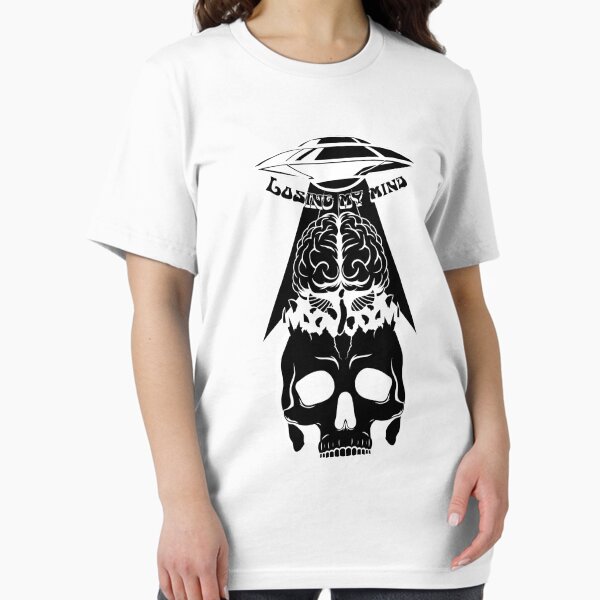 Item preview, Losing my Mind | A UFO steals a brain from a skull designed and sold by ProdbyNiECO.