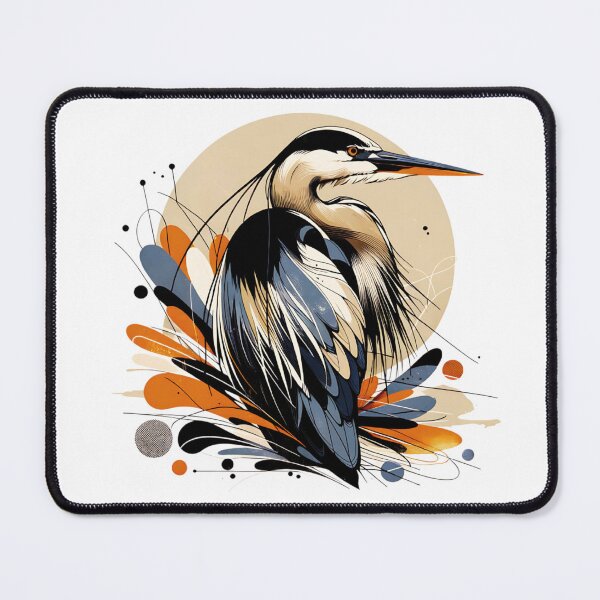 Item preview, Abstract Great Blue Heron Portrait designed and sold by TheAnimalZ00.