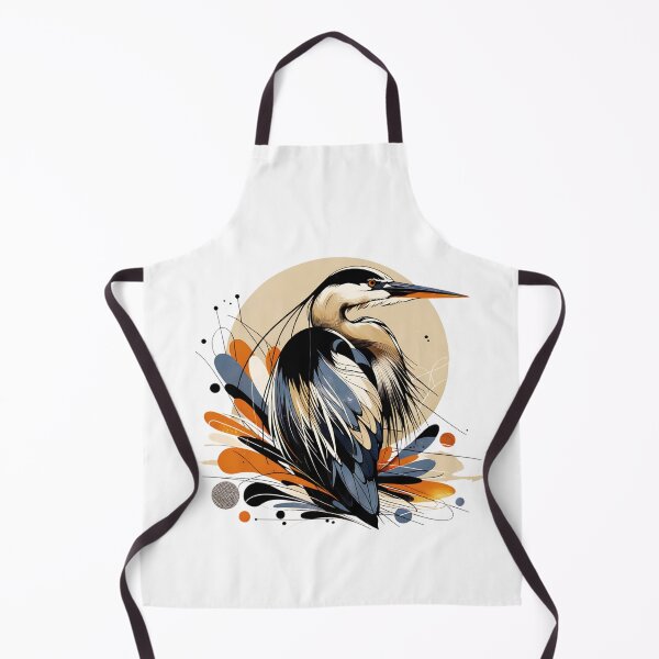 Item preview, Abstract Great Blue Heron Portrait designed and sold by TheAnimalZ00.