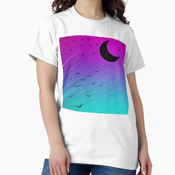 Item preview, Birds flying towards the moon designed and sold by NaturaFotos.