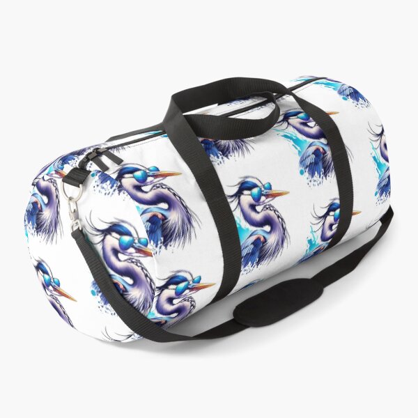 Item preview, Watercolor Great Blue Heron Bird Wearing Sunglasses designed and sold by TheAnimalZ00.
