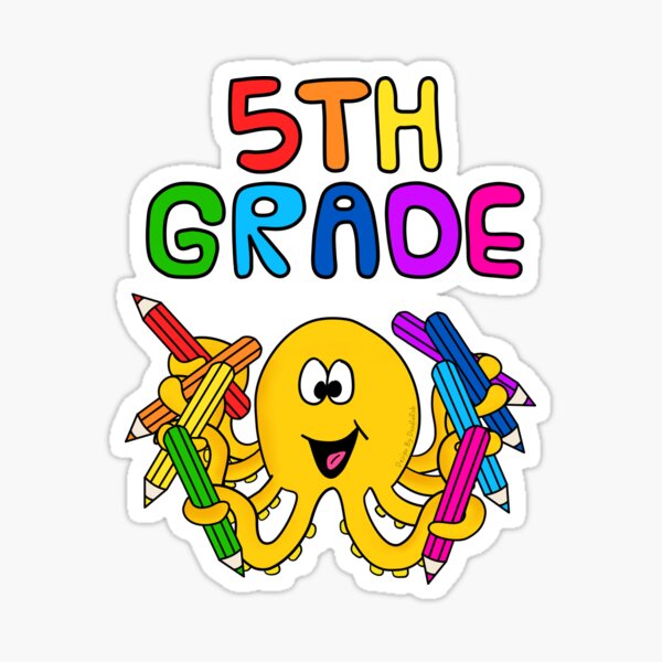 Item preview, School Octopus 5th Grade Teacher, Back To School designed and sold by doodlerob.