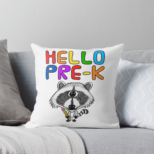 Item preview, Hello Pre-K Raccoon, Elementary Teacher, First Day Of School designed and sold by doodlerob.