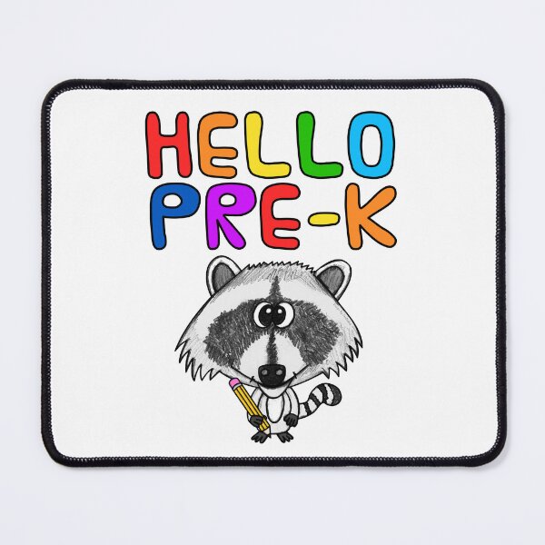 Item preview, Hello Pre-K Raccoon, Elementary Teacher, First Day Of School designed and sold by doodlerob.