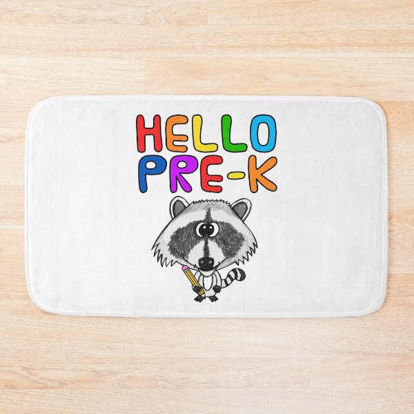 Item preview, Hello Pre-K Raccoon, Elementary Teacher, First Day Of School designed and sold by doodlerob.