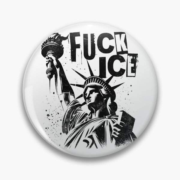 Item preview, Manifestación retro de los años 70 "A la mierda con el hielo" en apoyo a los inmigrantes, la libertad y la libertad. designed and sold by zptees.