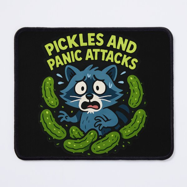 Item preview, Pickles and Panic Attacks – Raccoon Breakdown Incoming designed and sold by Fragy72.