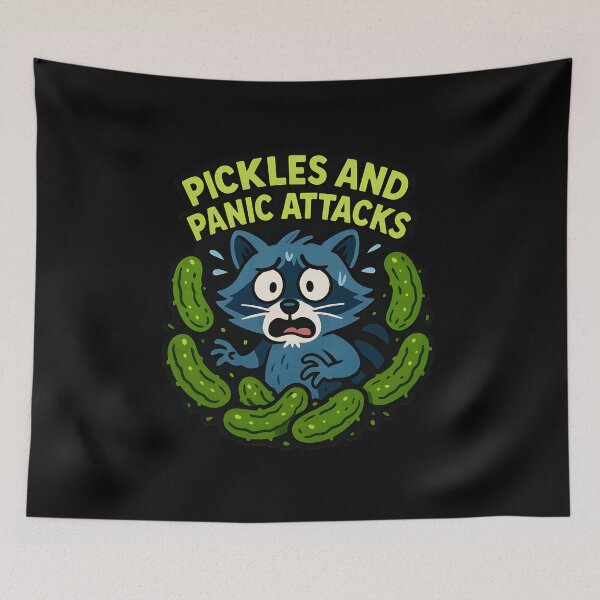 Item preview, Pickles and Panic Attacks – Raccoon Breakdown Incoming designed and sold by Fragy72.