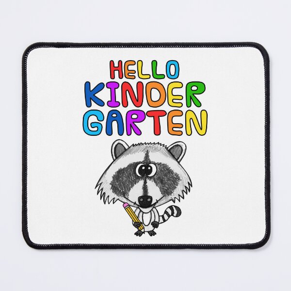 Item preview, Hello Kindergarten Raccoon, Elementary Teacher, Back To School designed and sold by doodlerob.