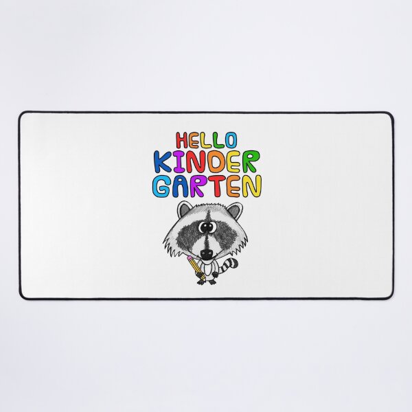 Item preview, Hello Kindergarten Raccoon, Elementary Teacher, Back To School designed and sold by doodlerob.
