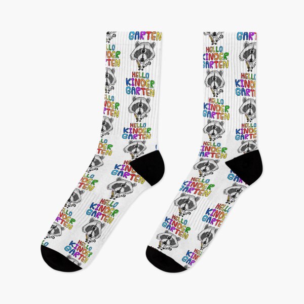 Item preview, Hello Kindergarten Raccoon, Elementary Teacher, Back To School designed and sold by doodlerob.