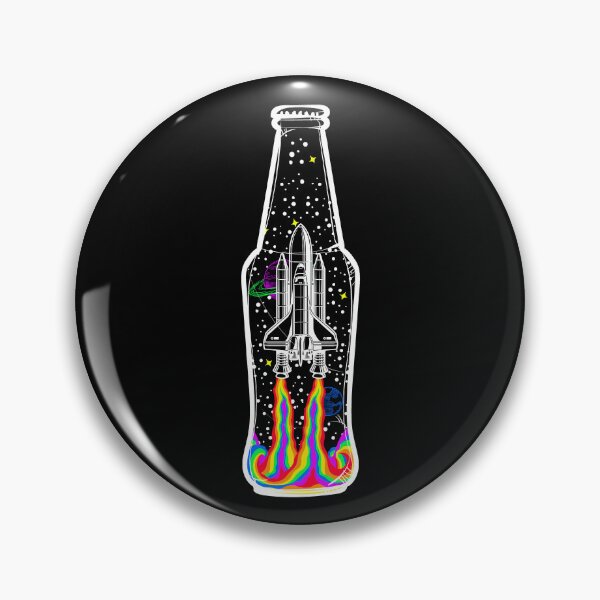Item preview, Spaceship in a Bottle brings color to space | Colorful Illustrations designed and sold by ProdbyNiECO.