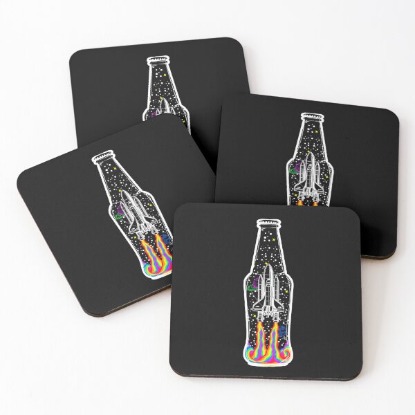 Item preview, Spaceship in a Bottle brings color to space | Colorful Illustrations designed and sold by ProdbyNiECO.