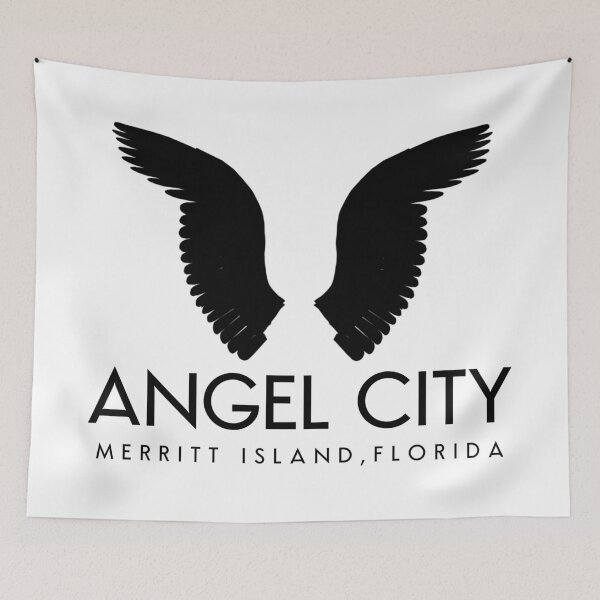 Item preview, Angle City, FL - Black Wings Logo designed and sold by TobattoVision Commodities.