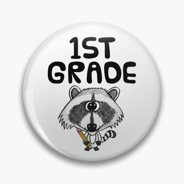 Item preview, School Raccoon 1st Grade Teacher, Back To School designed and sold by doodlerob.