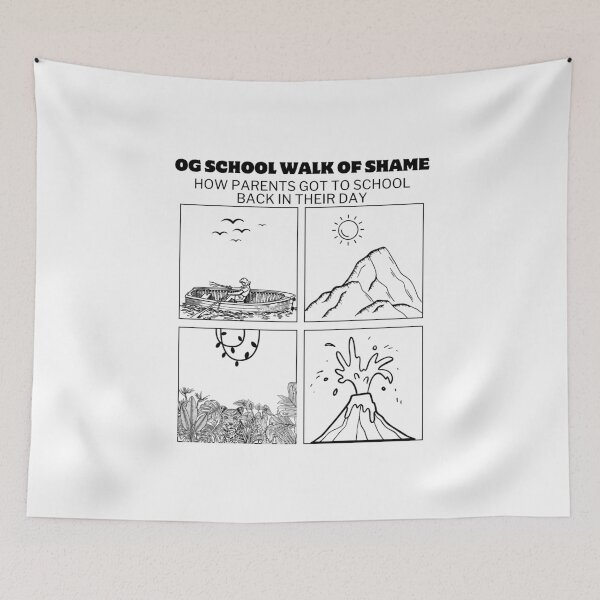 Item preview, OG school walk of shame: how parents got to school back in their day designed and sold by Peerless-Prime.