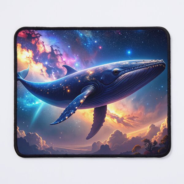 Item preview, fantastic whale in space designed and sold by AnnaHolyph.