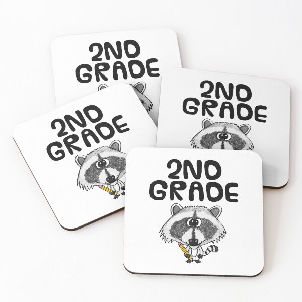 Item preview, School Raccoon 2nd Grade Teacher, Back To School designed and sold by doodlerob.