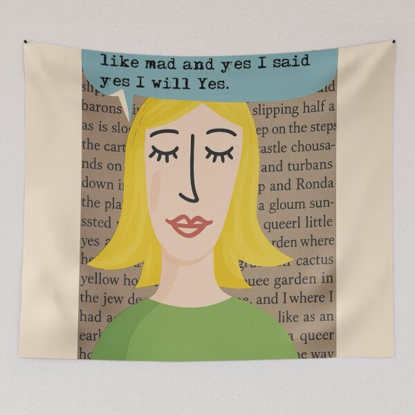Item preview, Ulysses by James Joyce Molly Bloom Soliloquy  designed and sold by Oqueartecura.