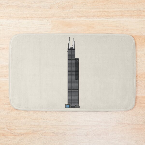 Item preview, Willis Tower Chicago Architectural Illustration (Outlined) designed and sold by archetype prints.