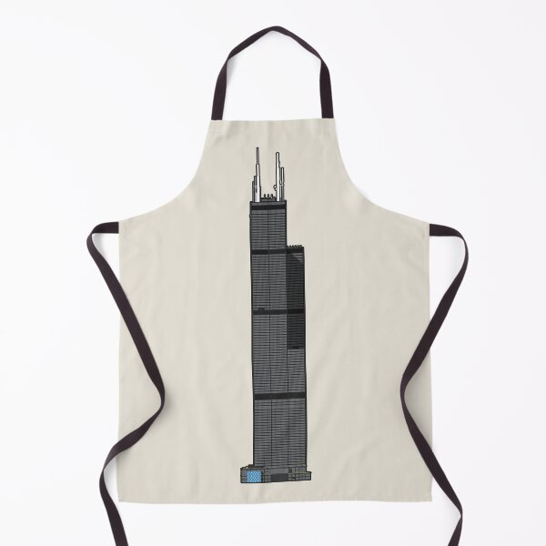 Item preview, Willis Tower Chicago Architectural Illustration (Outlined) designed and sold by archetype prints.