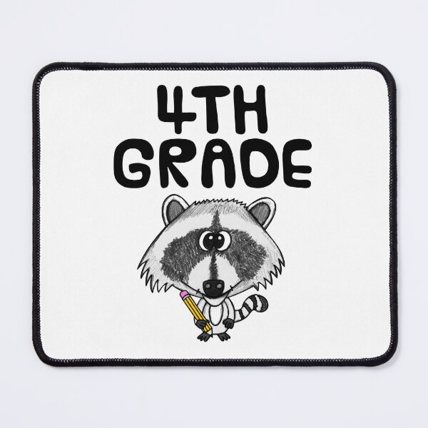 Item preview, School Raccoon 4th Grade Teacher, Back To School designed and sold by doodlerob.