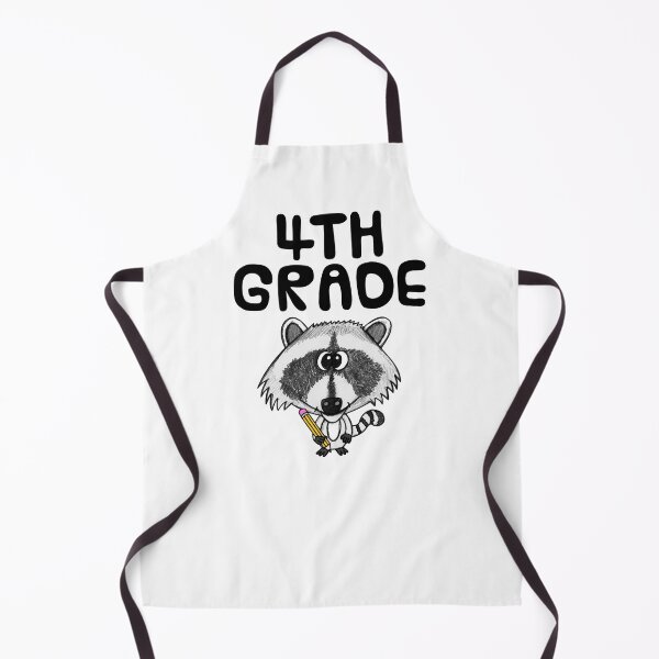 Item preview, School Raccoon 4th Grade Teacher, Back To School designed and sold by doodlerob.