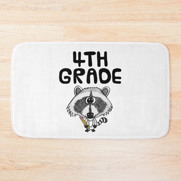 Item preview, School Raccoon 4th Grade Teacher, Back To School designed and sold by doodlerob.