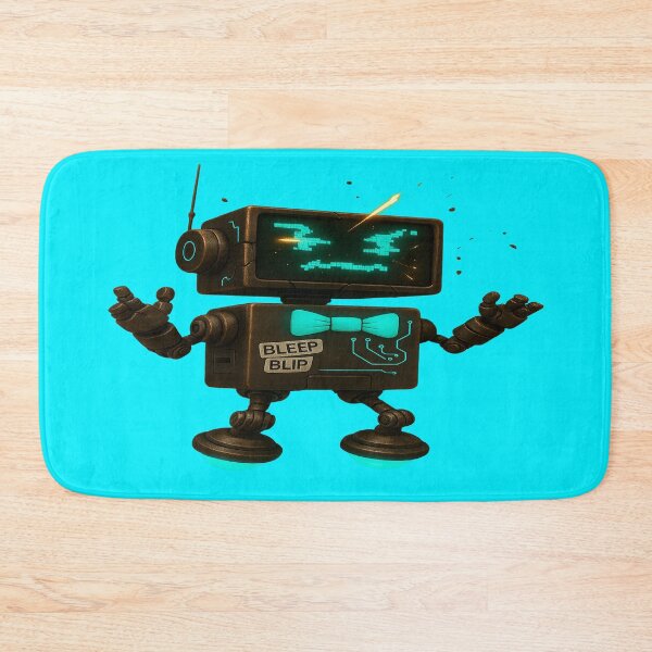Item preview, Blip Retro Robot Sci-Fi Alien Cartoon Merch designed and sold by Pixel-Grease.