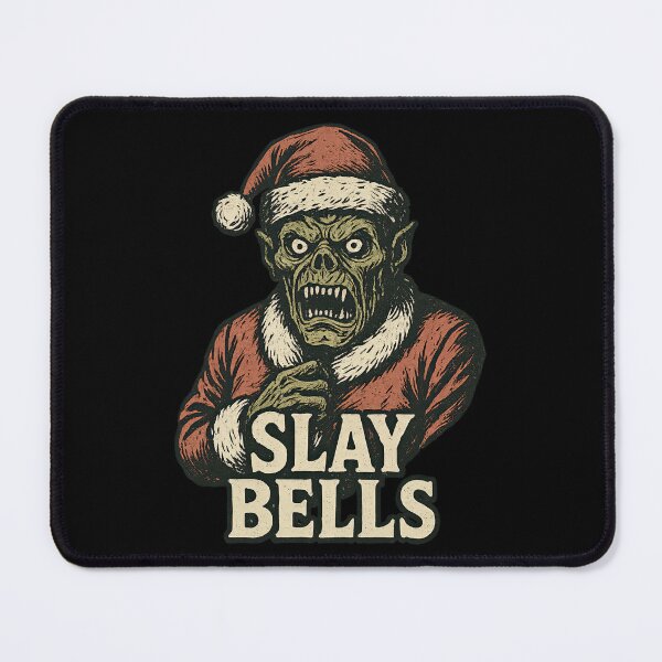 Item preview, Slay Bells Monster Christmas Shirt designed and sold by Oh, the HORROR!.